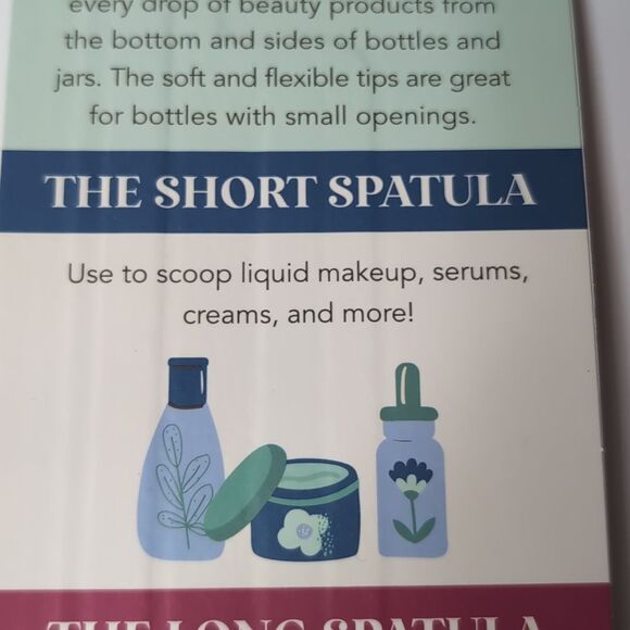 Set of 4: beauty spatulas and facial mask applicators. New - Picture 8 of 11